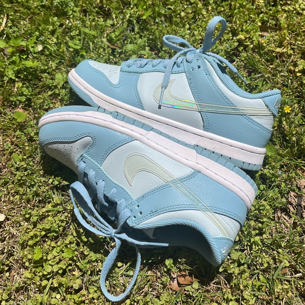 Nike Dunk Low (GS) Clear Blue Swoosh